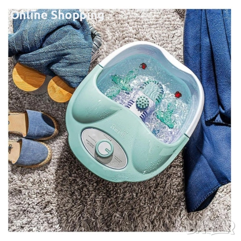 Масажна вана за крака FIRST с вибрация и балонен масаж, снимка 5 - Други - 53375497