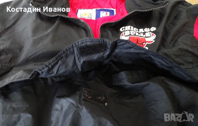 Винтидж Chicago Bulls NBA баскетболен анорак яке Чикаго Булс, снимка 7 - Якета - 53016645