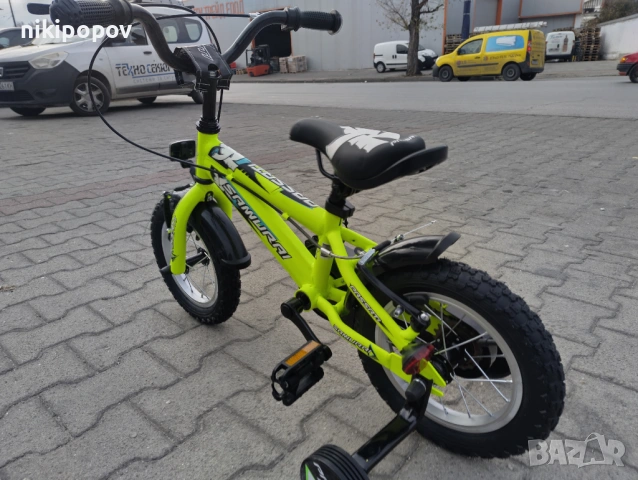 BG Детски велосипед 12" SAMURAJ жълт, снимка 8 - Велосипеди - 54334103