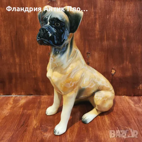 Старинна порцеланова фигура на боксер – Holland, №142, снимка 5 - Колекции - 49646492