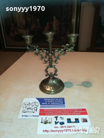 мини свещник-внос швеицария 13х12х6см, снимка 6 - Колекции - 30033459