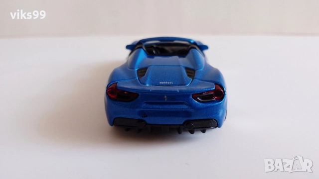Bburago Ferrari 488 Spider - Мащаб 1:43, снимка 4 - Колекции - 52430489