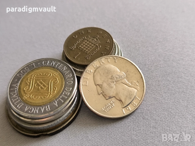 Монета - САЩ - 1/4 (четвърт) долар | 1987г., снимка 2 - Нумизматика и бонистика - 52973016