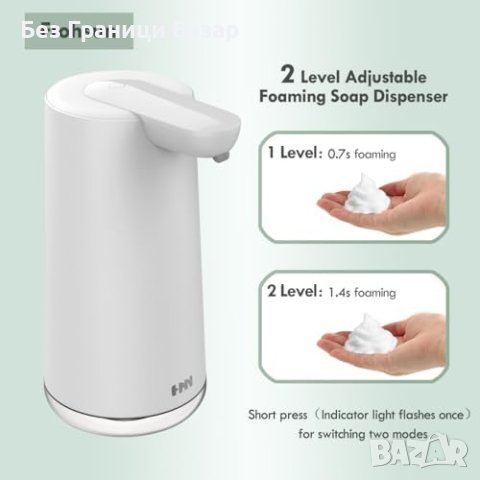 Нов Безконтактен Дозатор Сапун с Магнитно Зареждане 300ml за баня ръце, снимка 2 - Други стоки за дома - 44498737