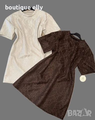 дамска рокля с камъчета, снимка 2 - Рокли - 52643532