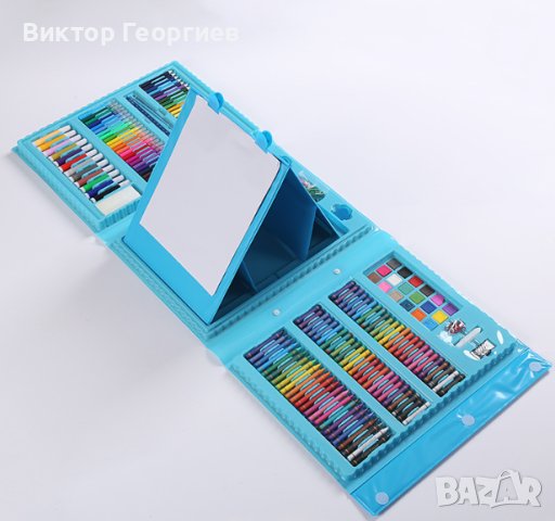 Детски комплект за рисуване в куфар от 208 части, снимка 1 - Други - 42407594