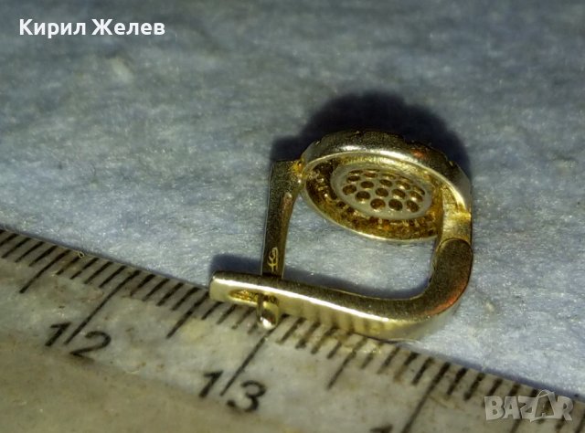 ВЕРСАЧЕ Скъпоценна ПРЕКРАСНА СРЕБЪРНА ОБЕЦА СРЕБРО 925 с ЮВЕЛИРНО ФАСЕТИРАНИ ЦИРКОНИ 39959, снимка 6 - Обеци - 42486318