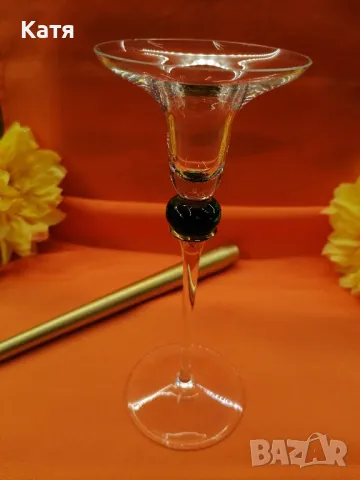 Винтидж ръчно духан свещник Italy Original

I, снимка 3 - Други - 50403534