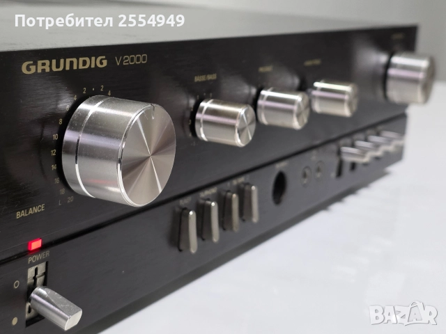 Grundig V2000 stereo amplifier, снимка 3 - Ресийвъри, усилватели, смесителни пултове - 52750906