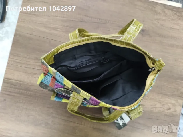 Голяма шарена дамска чанта, снимка 3 - Чанти - 50175947