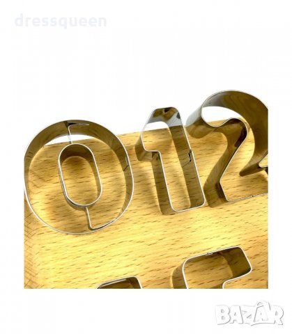 3072 Метални форми за сладки Цифри от 0 до 9, снимка 2 - Форми - 34251403