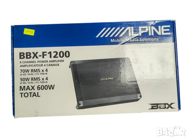 Бас каса и автор усилвател Alpine 