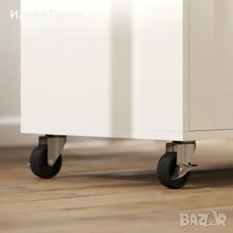 HOMCOM Кухненски остров, Кухненска количка на колелца, снимка 9 - Кухни - 55933652