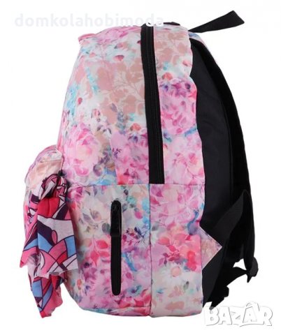 Раница с две прегради и два джоба, Меки презрамки, Подсилен гръб, 32x18x44 см,джоб за телефон с изхо, снимка 5 - Раници - 33888804