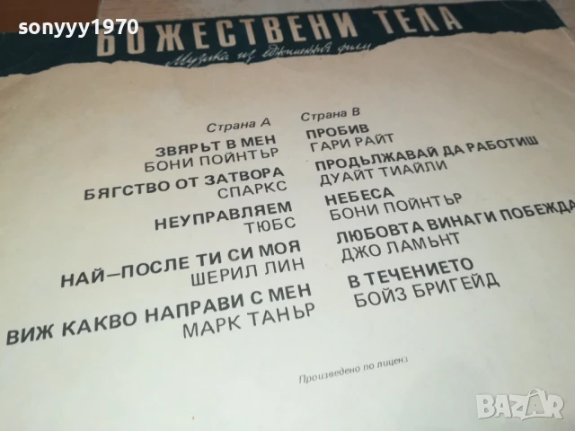БОЖЕСТВЕНИ ТЕЛА-ПЛОЧА 1206251053, снимка 10 - Грамофонни плочи - 50639244