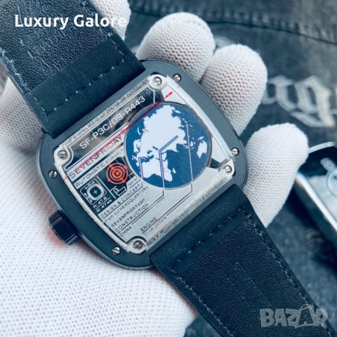 Мъжки часовник SevenFriday P3C/07 Orange Carbon с автоматичен механизъм, снимка 7 - Мъжки - 39335989
