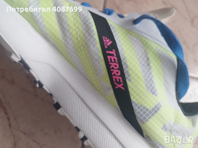 Мъжки спортни обувки Adidas Terrex Speed Flow, 44.5, снимка 3 - Маратонки - 53912291