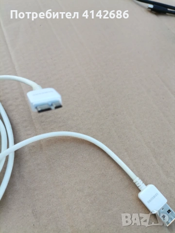Оригинален кабел за Samsung Galaxy Note 3 (150 см.) - бял, снимка 4 - Кабели и адаптери - 54339321