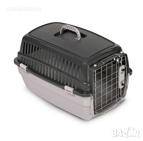 Транспортна клетка VOYAGER IATA размер М черна - 54 / 35 / 34см