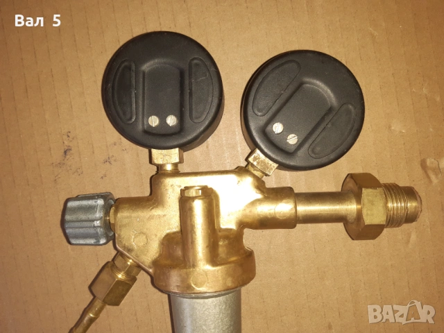 Редуцир вентил за оксижен , кислород , азот , аргон и др, снимка 6 - Други машини и части - 54081585