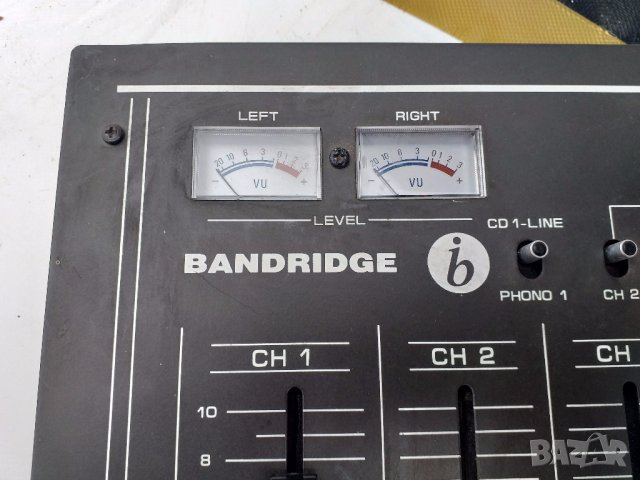 Смесителен пулт BANDRIDGE MX 2500 , снимка 4 - Ресийвъри, усилватели, смесителни пултове - 31914639