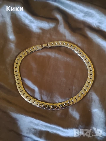 Колие тип верига,златисто/златно