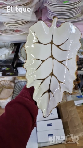 Комплект 3 броя плата във формата на листо - 25см/30см/35см дължина