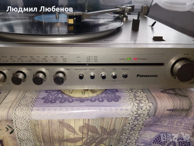 Комбо грамофон ,радио и касетофон Panasonic SG 2100, снимка 10 - Аудиосистеми - 53938333