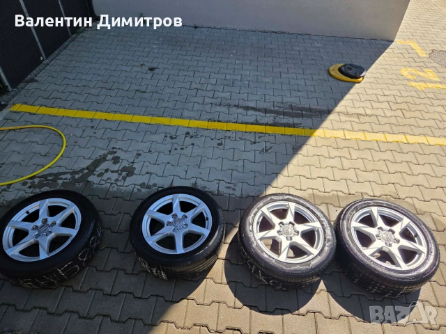 Джанти 17  Ауди с гуми 225/50/17, снимка 5 - Гуми и джанти - 54246147