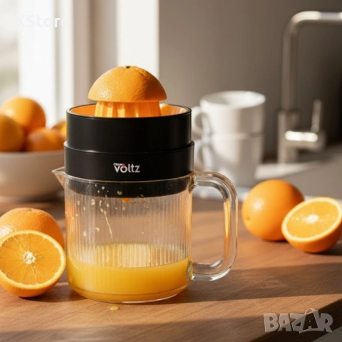 Електрическа цитрус преса 1.2L Oliver Voltz OV51164A – идеална за бързо приготвяне на пресен сок, снимка 6 - Сокоизстисквачки и цитрус преси - 52443493