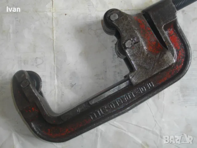 4" Цола Немски Масивен ТРЪБОРЕЗ за рязане на стоманени тръби ALARM  ОТЛИЧЕН 65см/4,5 кг Захват 14см, снимка 4 - Други инструменти - 47325806