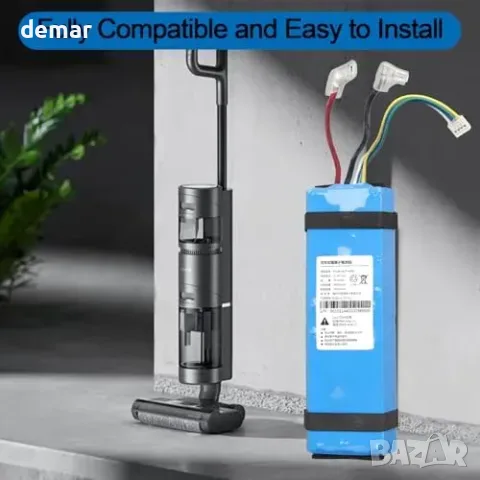 21.6V 4000mAh Li-ion резервна батерия за прахосмукачка Xiaomi Dreame (съвместима с H10/H11/H12, снимка 8 - Прахосмукачки - 55827453