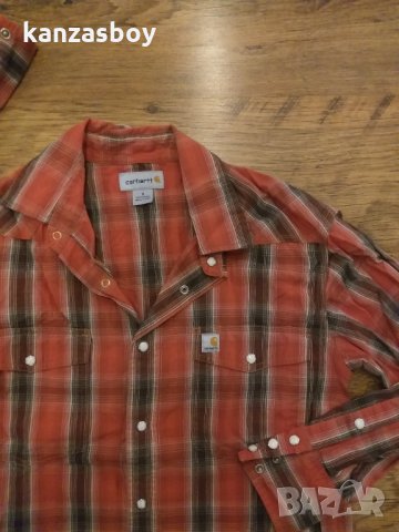 carhartt - страхотна мъжка риза КАТО НОВА , снимка 10 - Ризи - 35246653