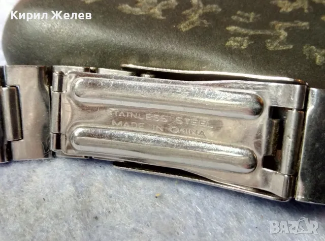 СТАРА ВЕРИЖКА от НЕРЪЖДАЕМА СТОМАНА с МАРКИРОВКИ За РЪЧЕН МЪЖКИ ЧАСОВНИК 49846, снимка 11 - Каишки за часовници - 48694966