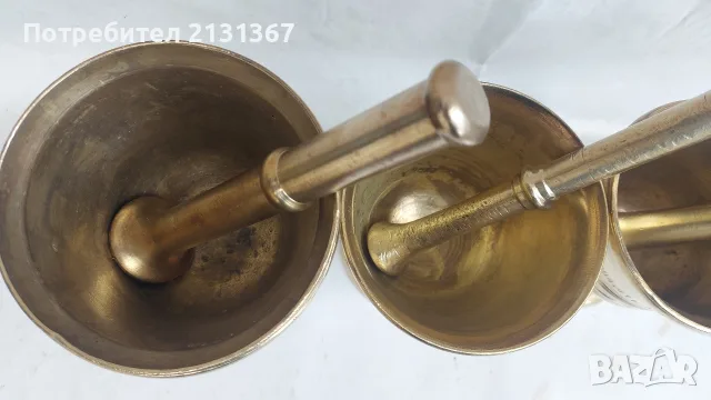 хаван,хаванче,месингово,месинг,гаванка, снимка 4 - Антикварни и старинни предмети - 56041373