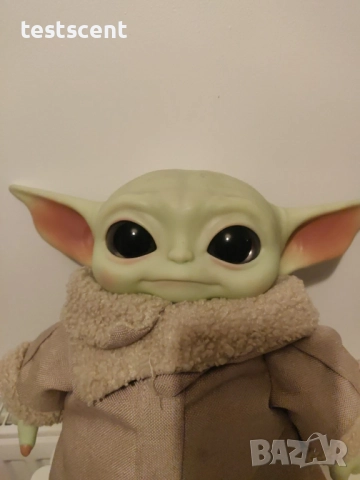 Star Wars The Mandalorian – THE CHILD / Baby Yoda / Grogu – плюш (prop replica), перфектно състояние, снимка 6 - Плюшени играчки - 52952869