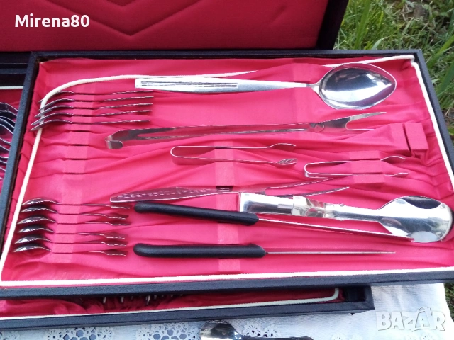Комплект прибори ТЕРНА - В. Търново - 79 части - нови ! , снимка 2 - Прибори за хранене, готвене и сервиране - 54161440
