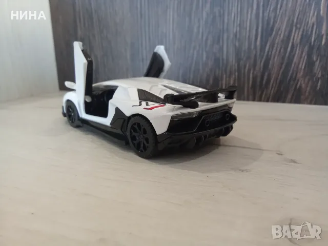 Метална количка Lamborghini Aventador SVJ !!!, снимка 2 - Колекции - 56298478