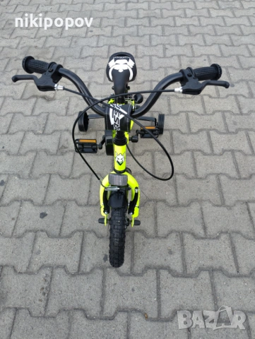 BG Детски велосипед 12" SAMURAJ жълт, снимка 5 - Велосипеди - 54334103