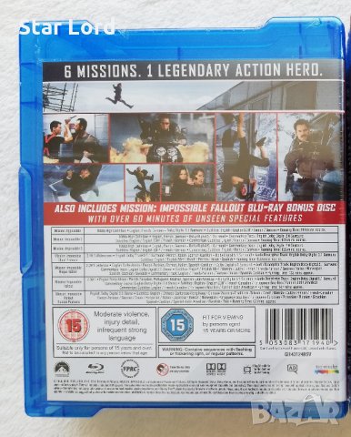 Колекция "Мисията невъзможна" 1-6 на BluRay - чисто нова, снимка 4 - Blu-Ray филми - 29336611