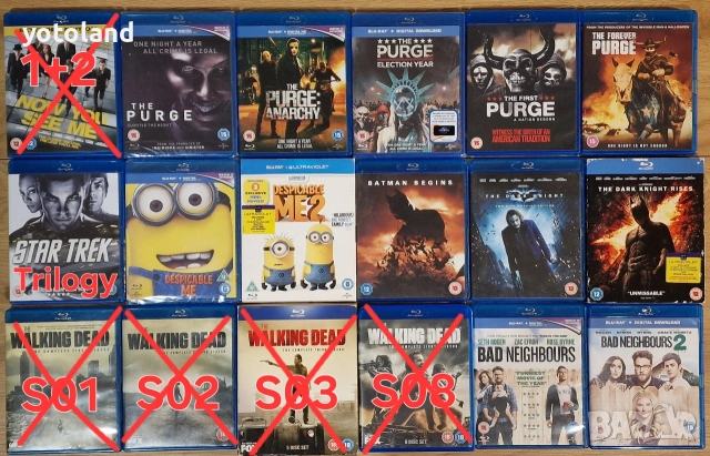 Филмови колекции на Blu-Ray