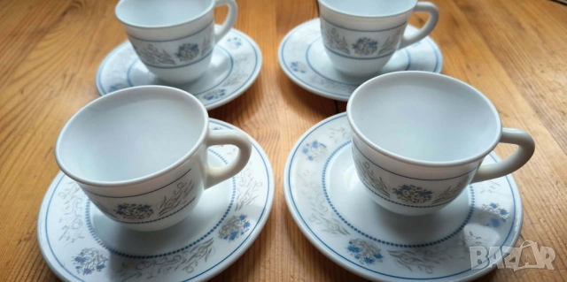 Чаши за кафе, испански аркопал Хармония, снимка 3 - Чаши - 53292456