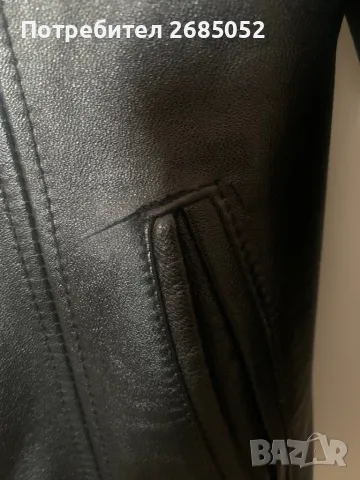 Дамско яке от естествена кожа размер S, снимка 4 - Якета - 49244595