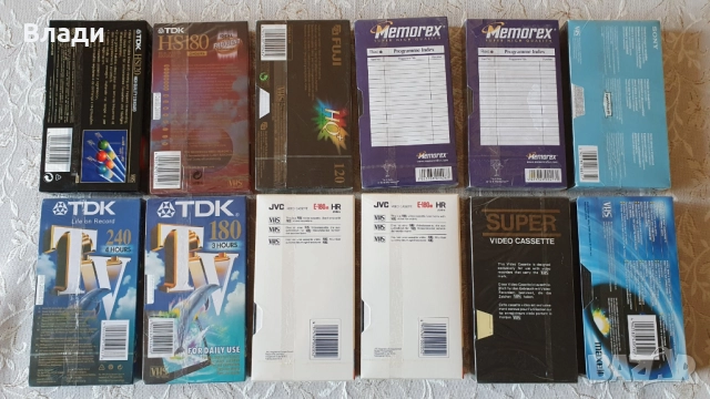 Нови видеокасети TDK, JVC, BASF, Sony, Memorex, Konica, Fuji, снимка 2 - Други жанрове - 44908708