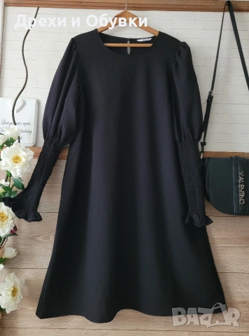 Черна елегантна рокля ELLOS , снимка 4 - Рокли - 54308683