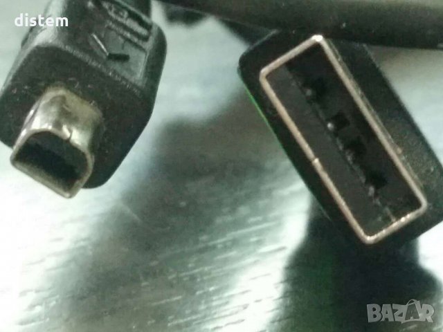 USB 2.0 A мъжки към мини 4P мъжки кабел, 6FT, снимка 1 - Кабели и адаптери - 30505702