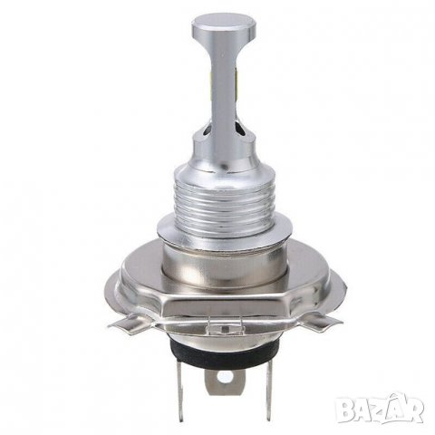 H4 ЛЕД Крушки за автомобил H4 LED Крушка за кола Х4 Без вентилатор, Бяла светлина. ХАШ 4, H4, H7, снимка 8 - Аксесоари и консумативи - 40054266