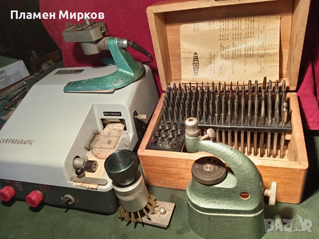 Швейцарски зъмбалък и хронограф GREINER, снимка 5 - Антикварни и старинни предмети - 52897071