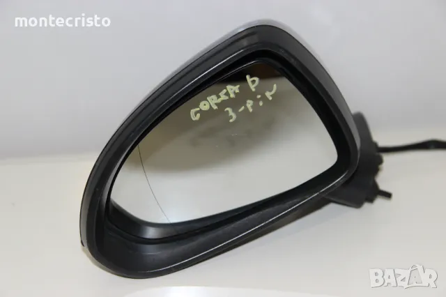 Ляво електрическо огледало Opel Corsa D (2006-2015г.) 3 пина / 6428245 ⚫Цвят: Черен, снимка 2 - Части - 48511374
