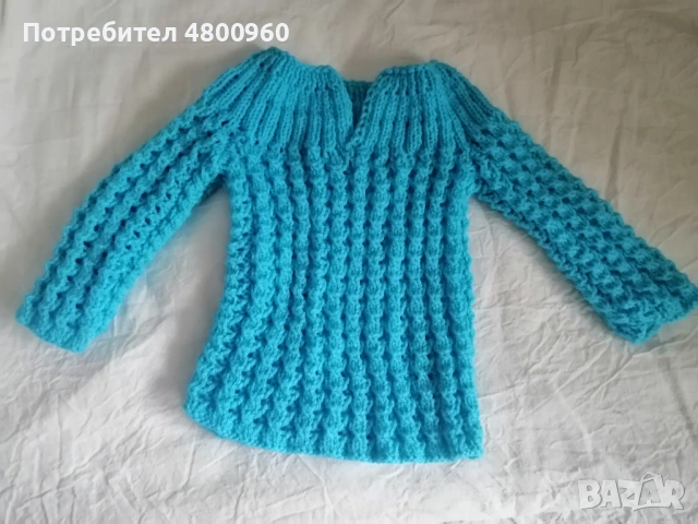 Плетени дрешки, снимка 6 - Жилетки и елечета за бебе - 54238715